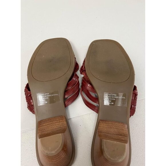 Nickels soft red leather sandals size 6 - Picture 5 of 6